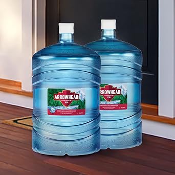 Arrowhead Mountain Spring Bottled Water - 5 Gallon, 2 Pack | Still Water Bottle with Naturally Occurring Minerals and Electrolytes for Crisp Refreshing Taste
