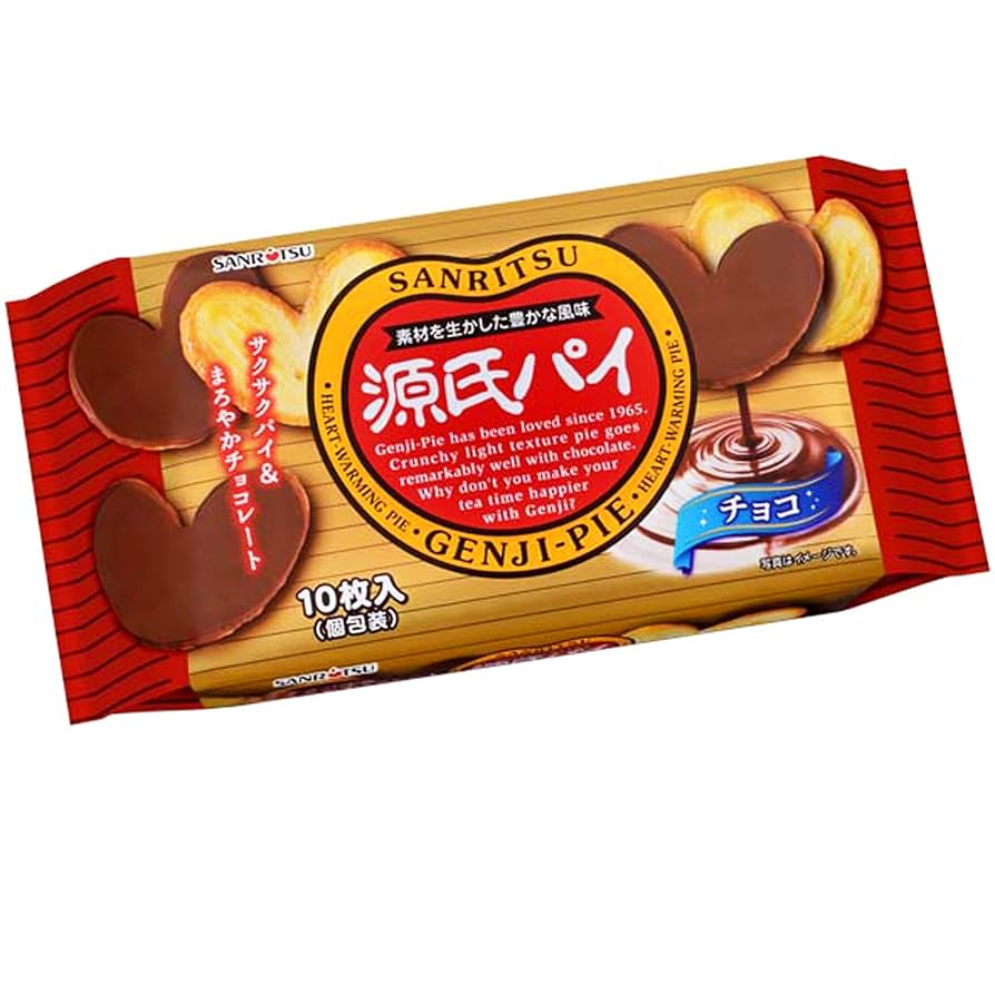 Amazon | 三立製菓 源氏パイチョコ 10枚×12袋 | 三立製菓 | 板