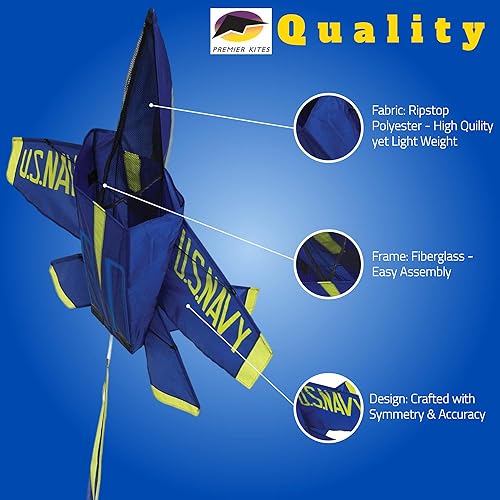 Miniatura 3 de Premier Kites Plano Ángel Azul 3D