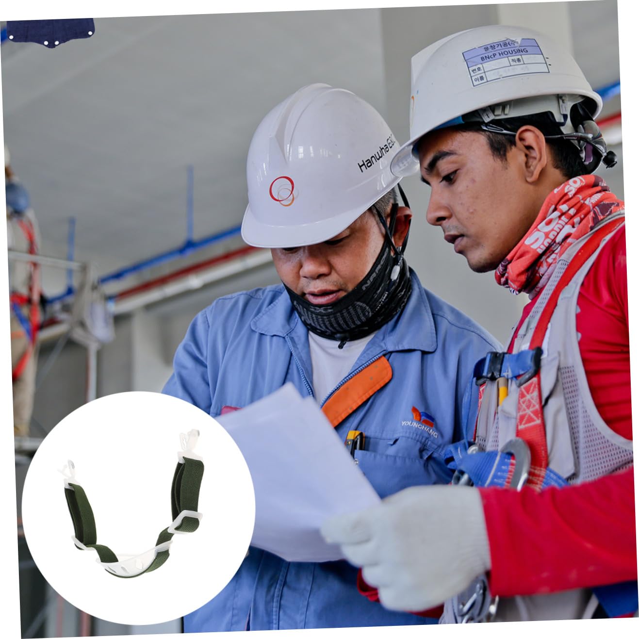 SOLUSTRE 10piezas Elástica Ajustable Para De Seguridad Unidades Accesorio Compatible Cascos Industriales y Deportivos