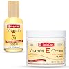 De La Cruz Vitamin E Cream 4oz & Vitamin E Oil 2.2 Fl Oz Bundle – Moisturizer for Face, Neck, Hair & Body – Deeply Hydrating, Paraben-free, Vegan, Cruelty-Free, Made in USA