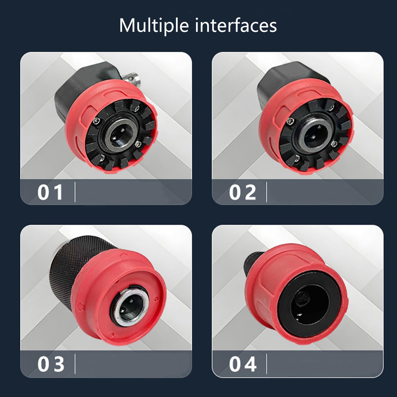 Inserti per avvitatore elettrico contenente collegamento angolare e sistemi fluidi Set punte da trapano a cambio rapido Attrezzatura installazione Accessori flessibili per utensili