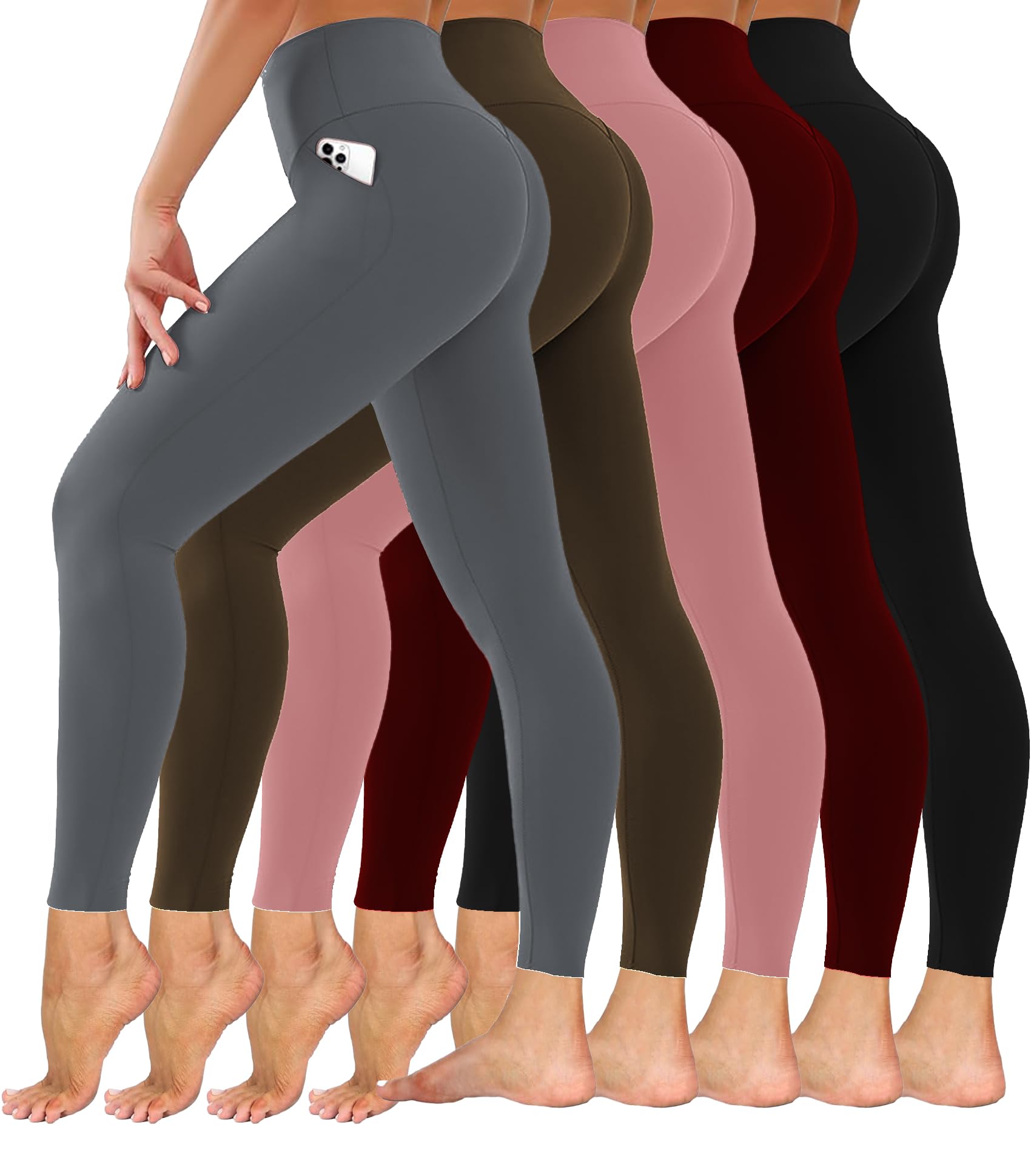 Diravo 5 Pack Women's Leggings