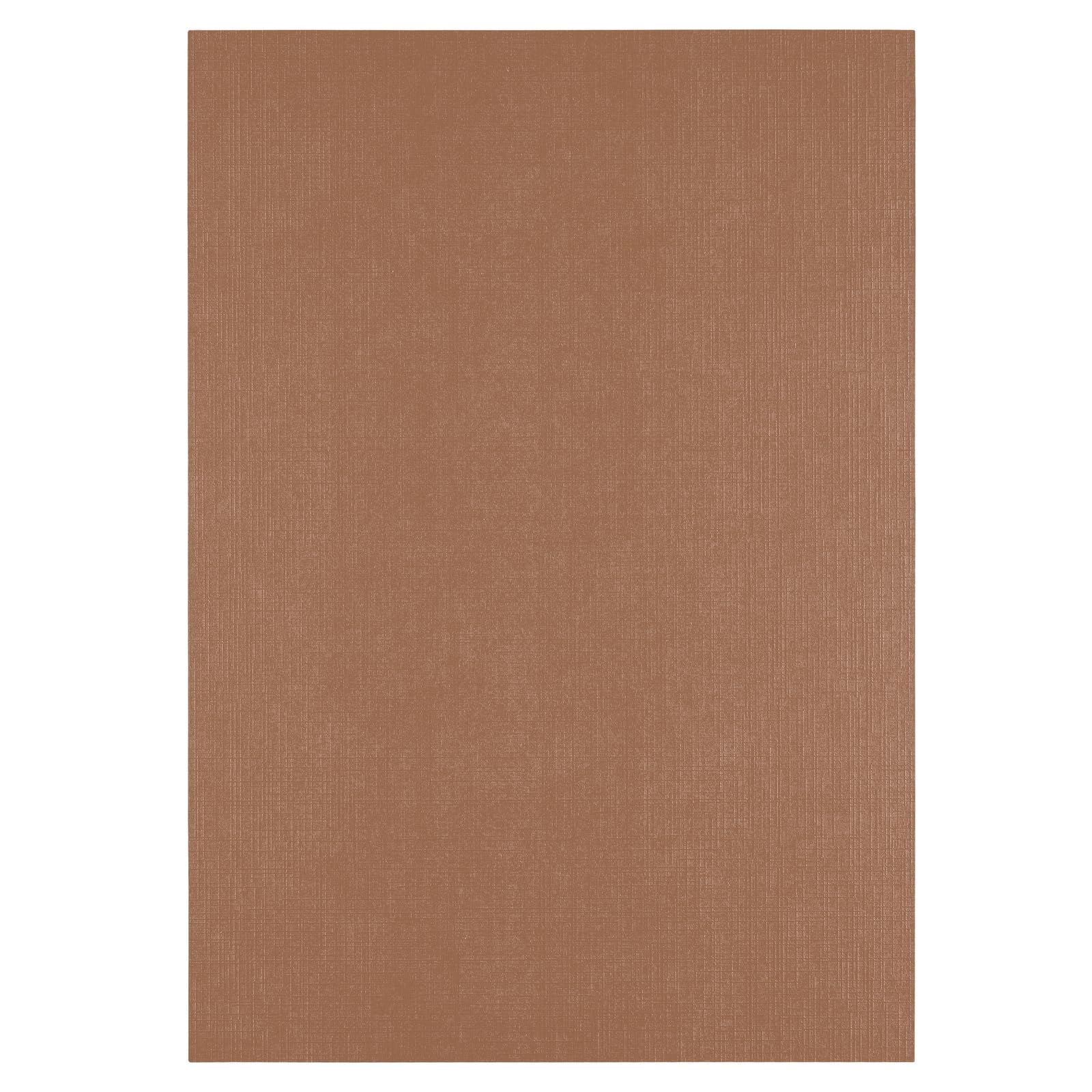 Florence Linen Cardstock Brown 250 g - Coloured Paper A4 - Hazelnut - Card Making - Scrapbooking Supplies - Tear-Resistant - Create Elegant Invitations, Gift Boxes and Art Projects