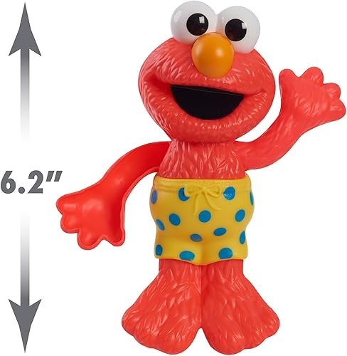 Miniatura 3 de Sesame Street Swim and Splash Elmo Wind Up - Juguete de baño y piscina de 7 pulgadas, juguetes para niños de 2 años en adelante Just Play