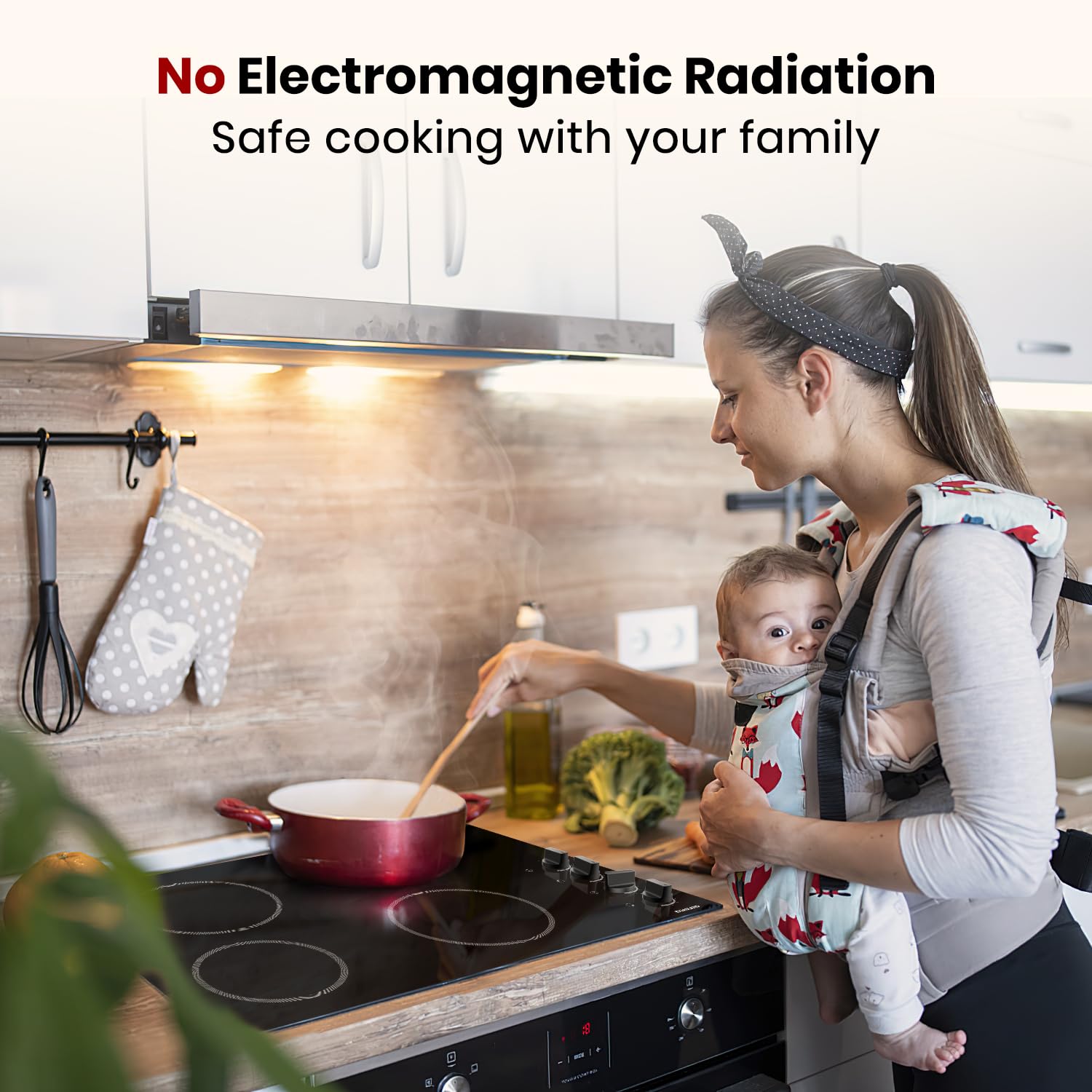 Snapklik.com : Chef 30 Inch Electric Cooktop 4 Burners, Electric ...