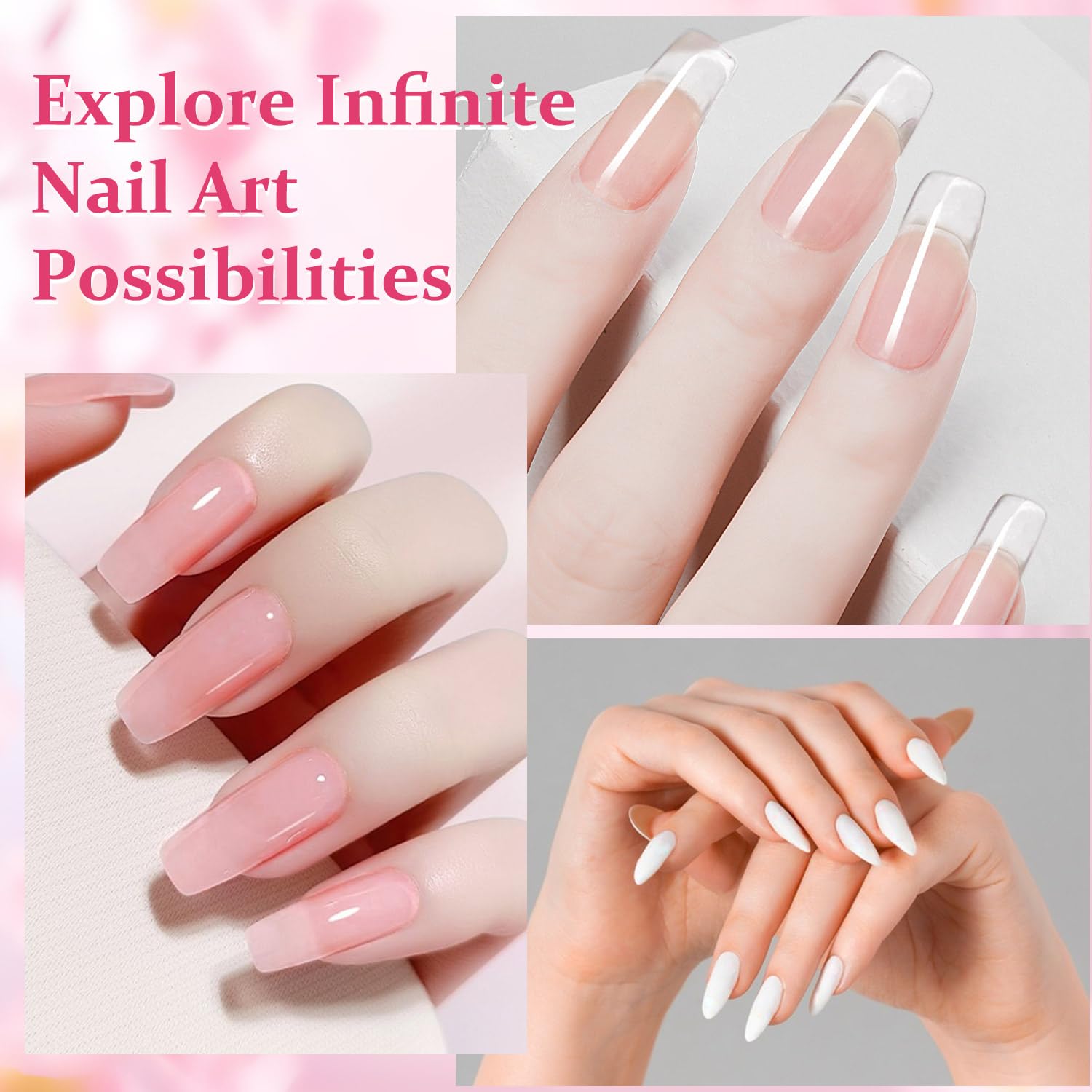 Amazon.com: Acrylic Nail Kit with liquid Monomer,6 colors Glitter