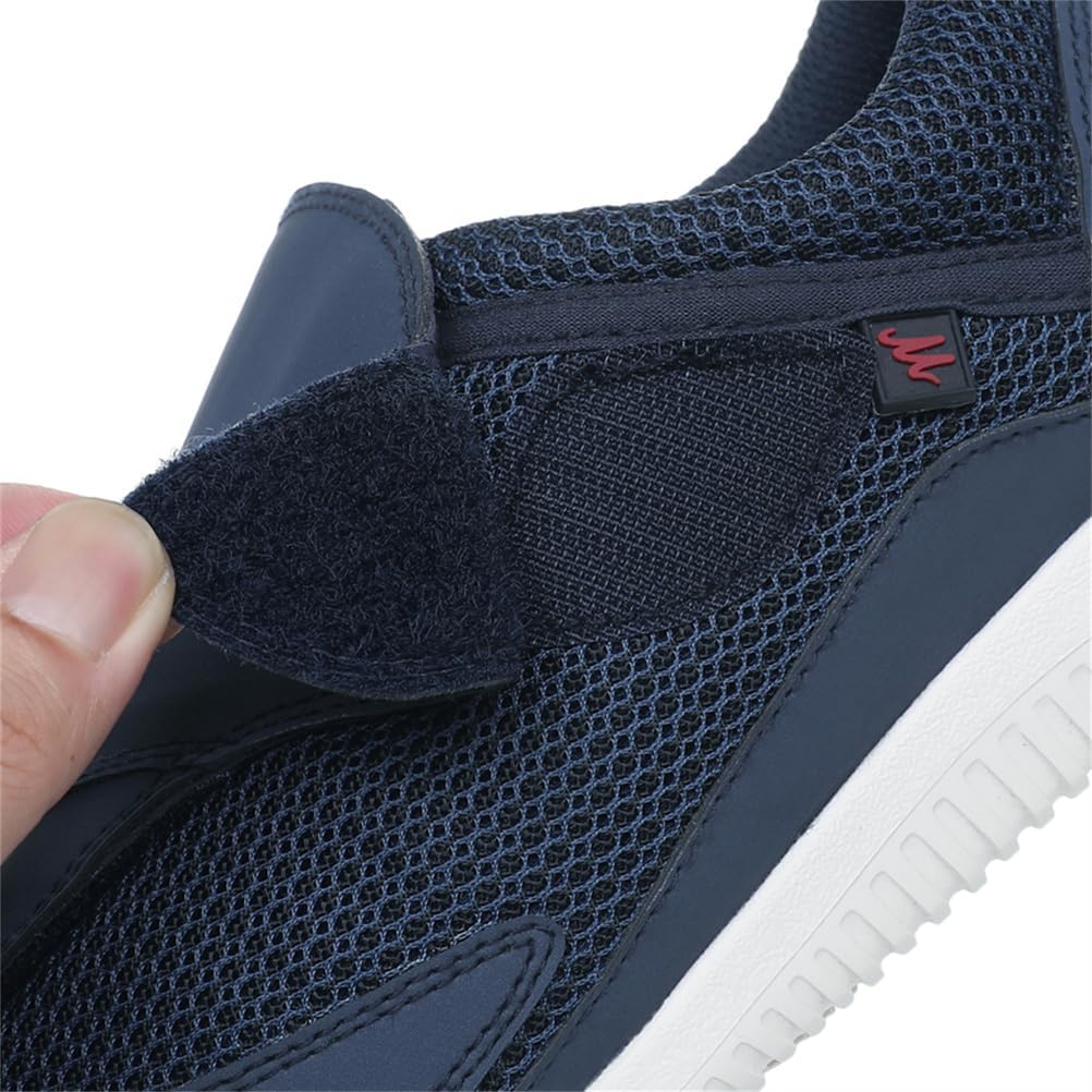 VEACAM Ladies Mesh Diabetic Shoes, Elderly Extra Wide Arthritis Edema Orthopedic Footwear for Swollen Feet Edema