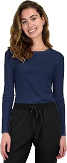 Scrubs for Women - Long Sleeve Underscrub Tee Shirt, Super Soft, Stretch Fabric, Lightweight, Easy Care