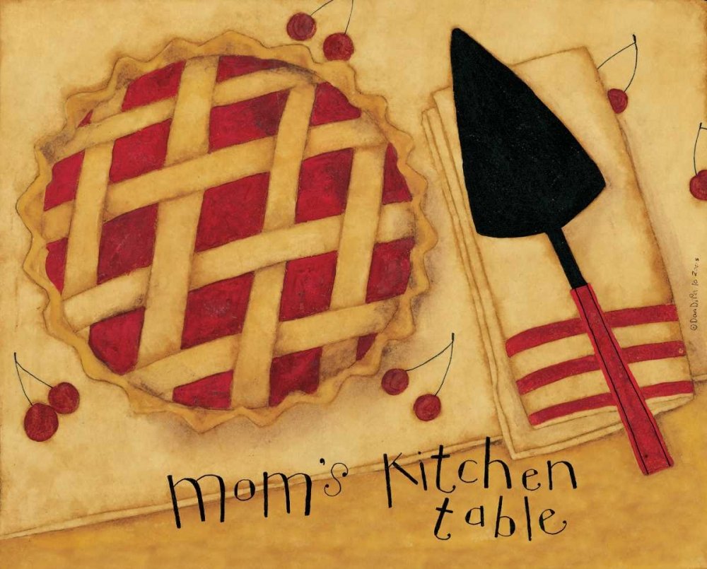Feeling at home IMPRESSION d'art sur TOILE encadré dans CAISSE AMERICAINE Couper Dan DiPaolo Cuisine Paysage sur toile 100% coton affiche encadré prêt à accrocher cm_40_X_50