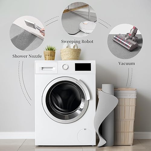 Miniatura 7 de Juego de 2 tapetes de baño de secado rápido, súper absorbentes, para baño, tierra de diatomeas, con respaldo de goma, antideslizante, para suelo de