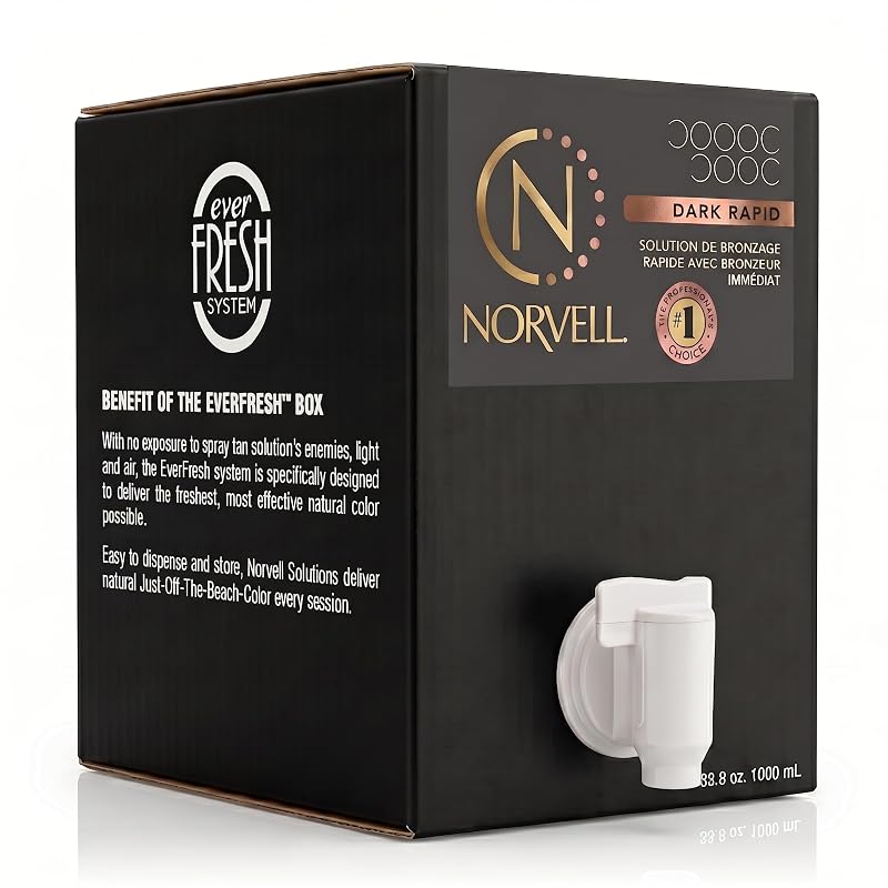 Norvell Solução para Bronzeamento em Spray Dark Rapid, 1 L