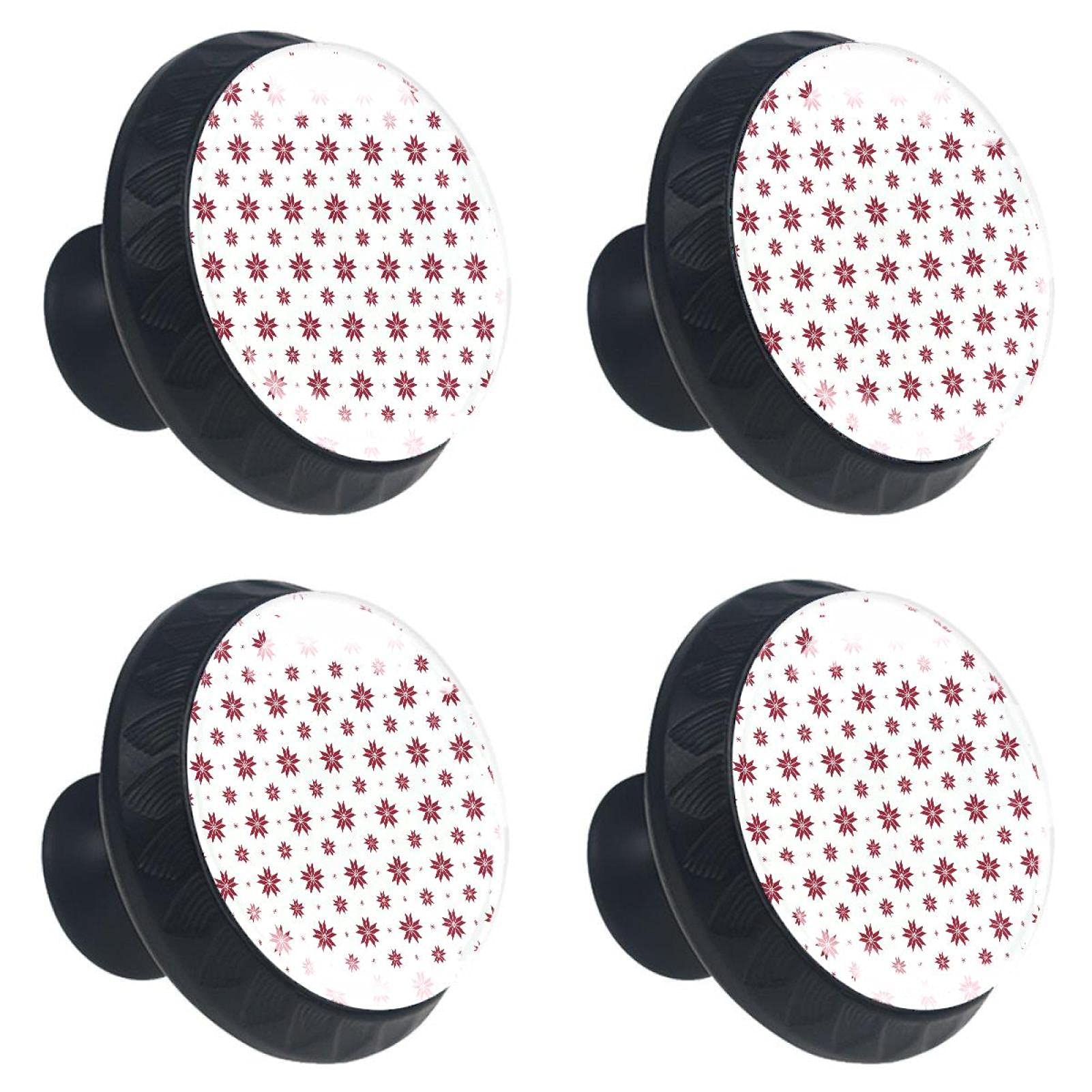 Boutons de tiroir en cristal de 30 mm pour porte armoire et meuble de Noël