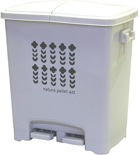 Amazon 平和工業 ゴミ箱 エコペダルペール 4分別 40l サンドベージュ フタ付きゴミ箱 オンライン通販