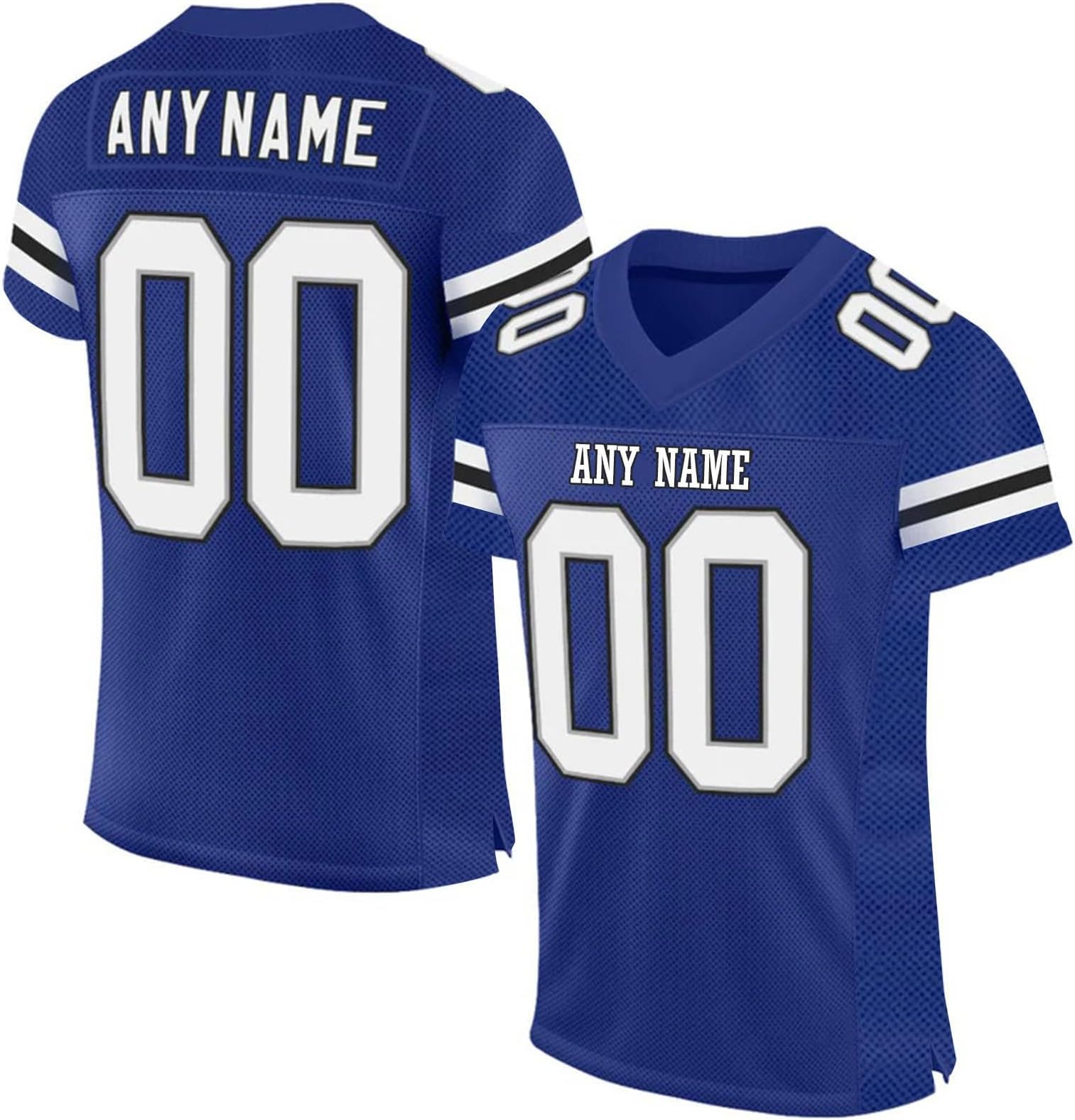 Custom Rugby Jersey, American Football Jersey with Personalised Name Number Logo, Pro Style Breathable Rugby Tops for Match, Training, Sports Club Teamwear