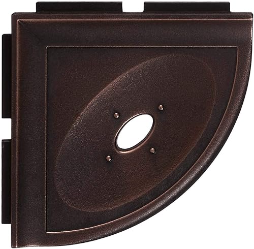 Questech Décor - Jabonera de ducha de 5 pulgadas, organizador de almacenamiento para estante de baño, con tapa para nueva construcción, estante de