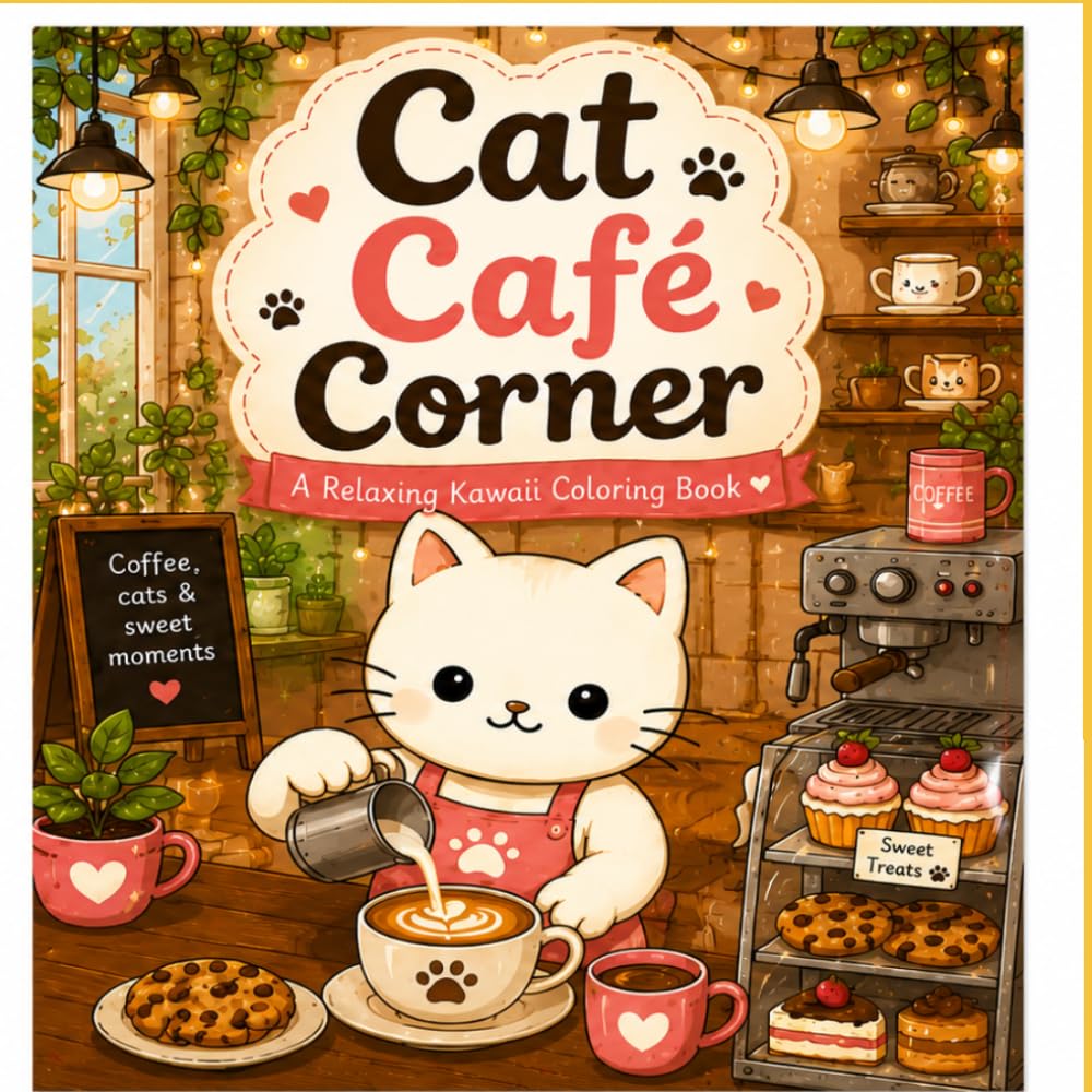 Cat Café Corner: Cozy Café Days
