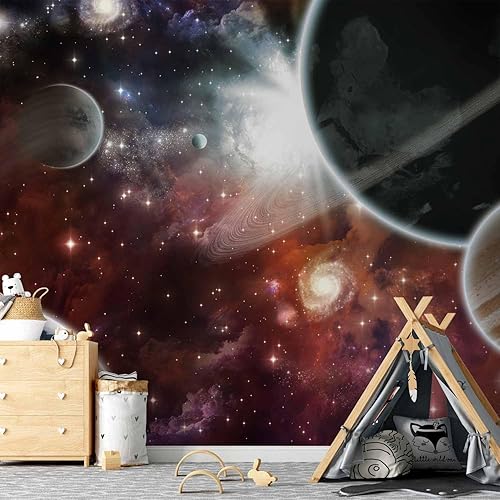 Miniatura 9 de artgeist Mural de pared premium Cosmos Galaxy 157 x 110 pulgadas - Papel tapiz no tejido XXL, decoración de pared de forro polar, impresión