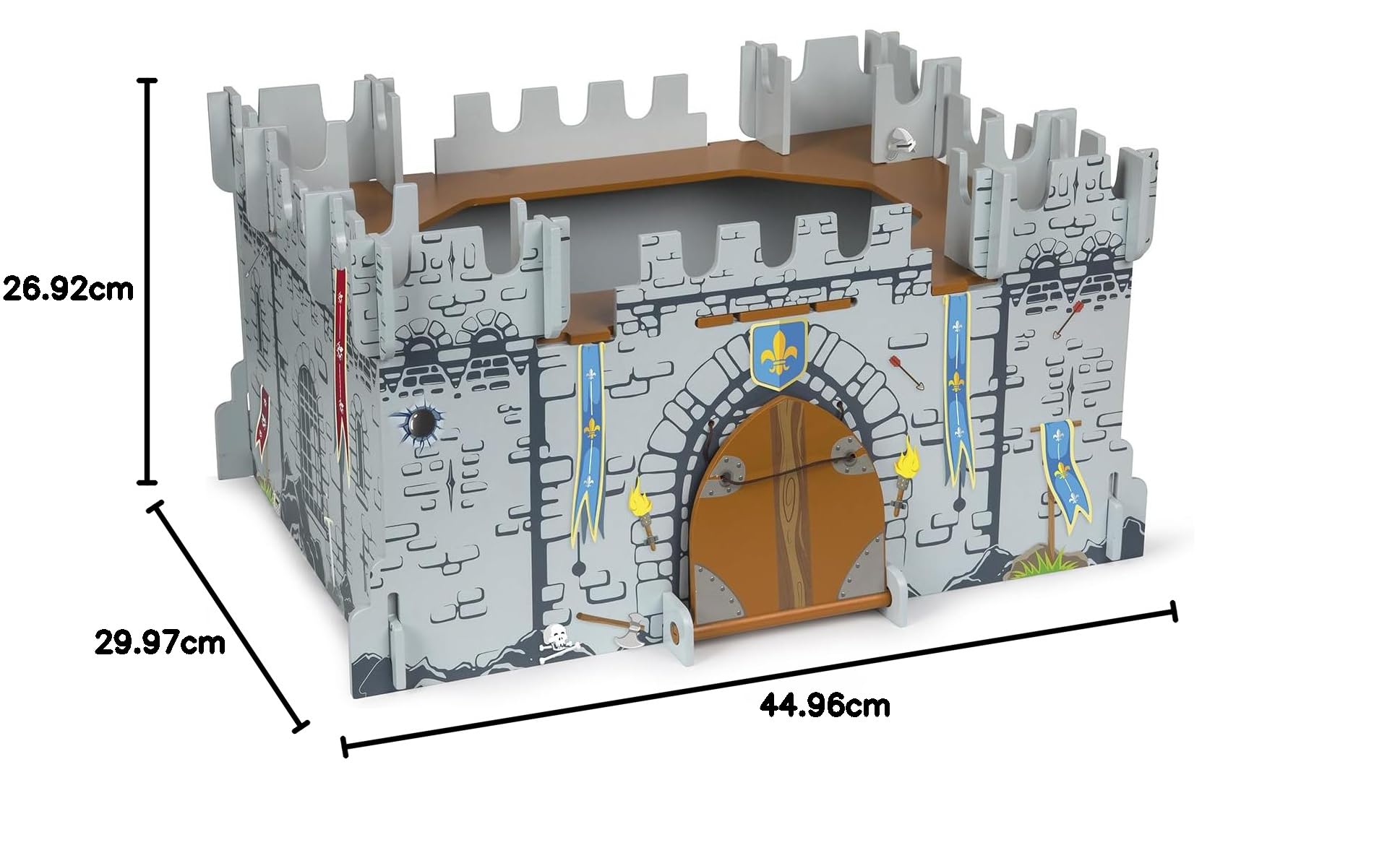 Papo - Set Mi Primer Castillo Juguete para Niños - 3 Años + - Colección Fantástico y Medieval - Juego Creativo Universo de Caballeros - Idea de Regalo Juguete para Niña y Niño