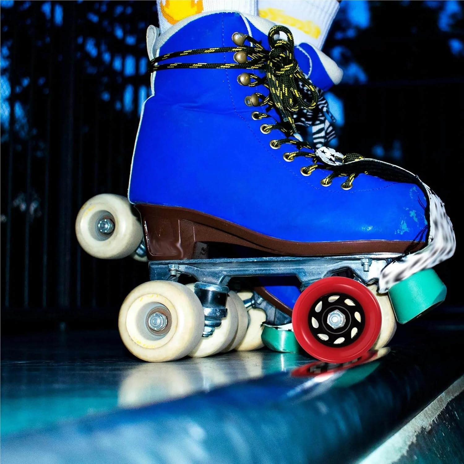 Roller Skate Wheels 4pcs Detachable Antislip Inline Skate Wheel Replacement Outdoor Indoor Speed Skateboard Scooter Accessories