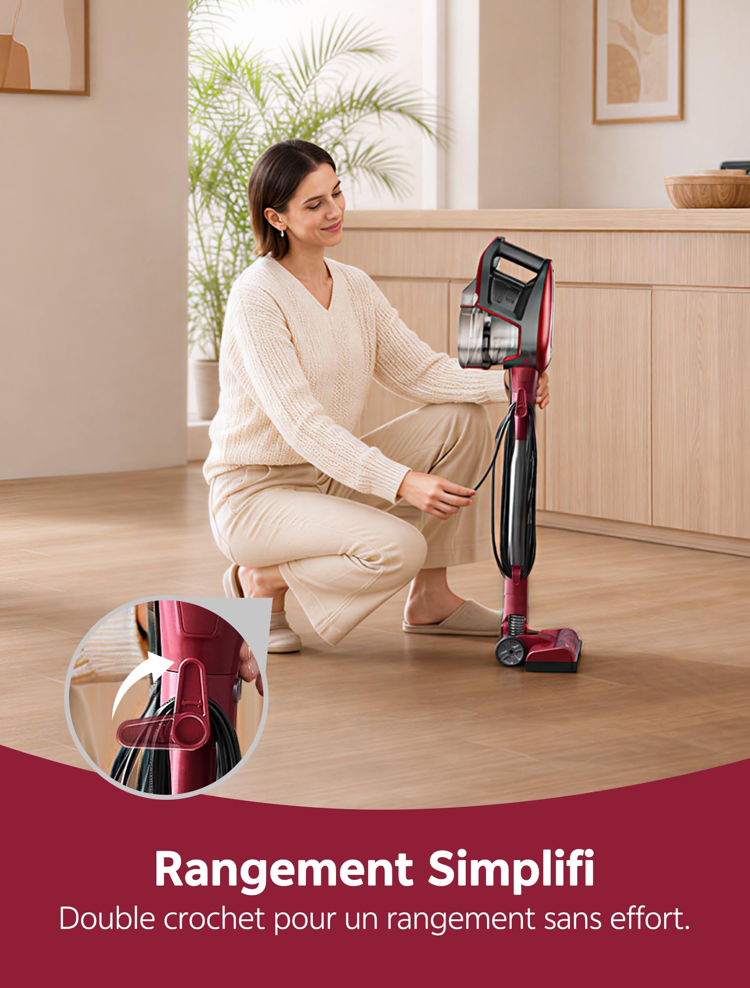 Vexilar C9 Aspirateur Balai avec Fil, 70Kpa, Câble de 7m