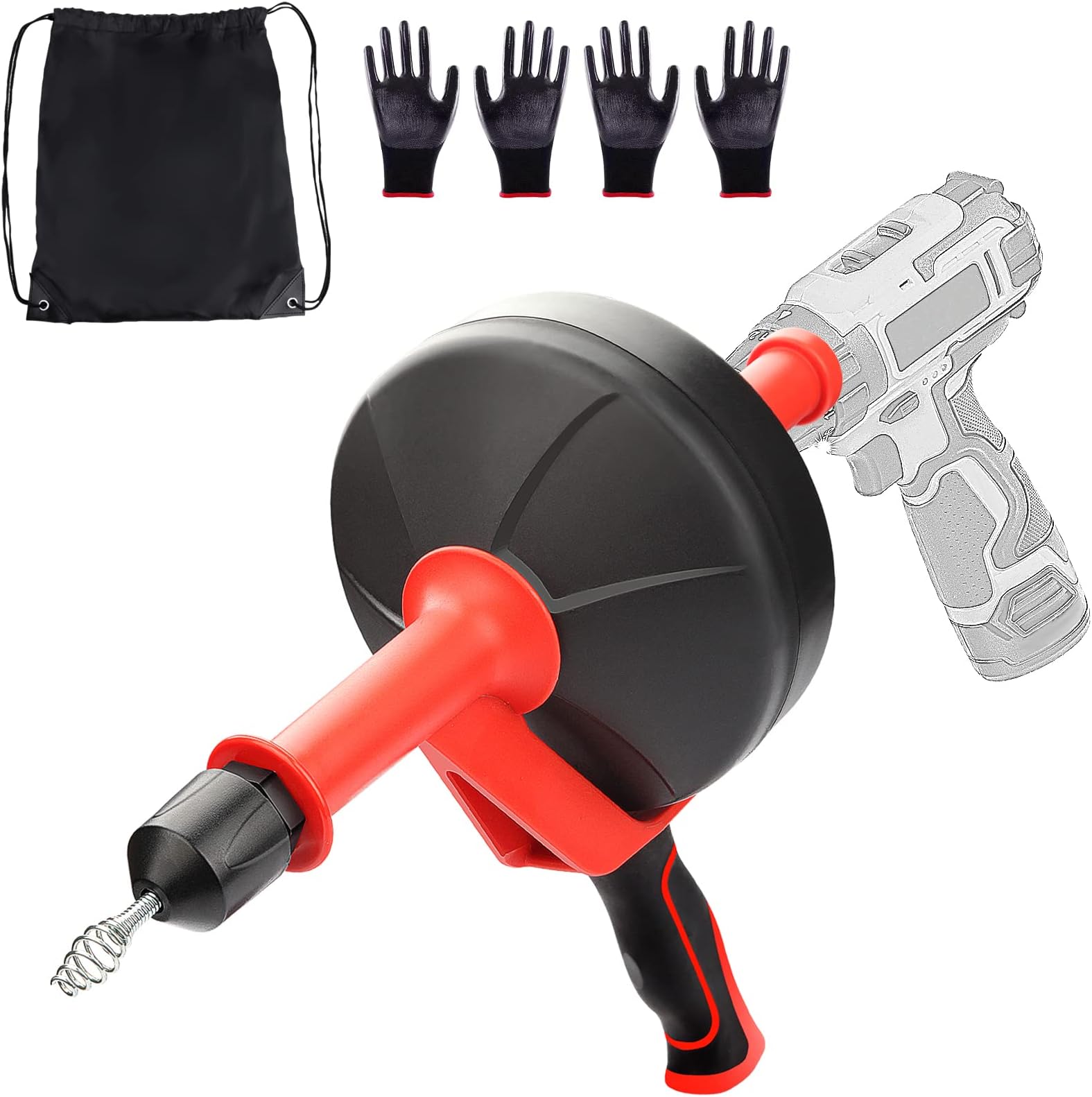 VEVOR Déboucheur Électrique 400W Machine De Nettoyage De Tuyaux De