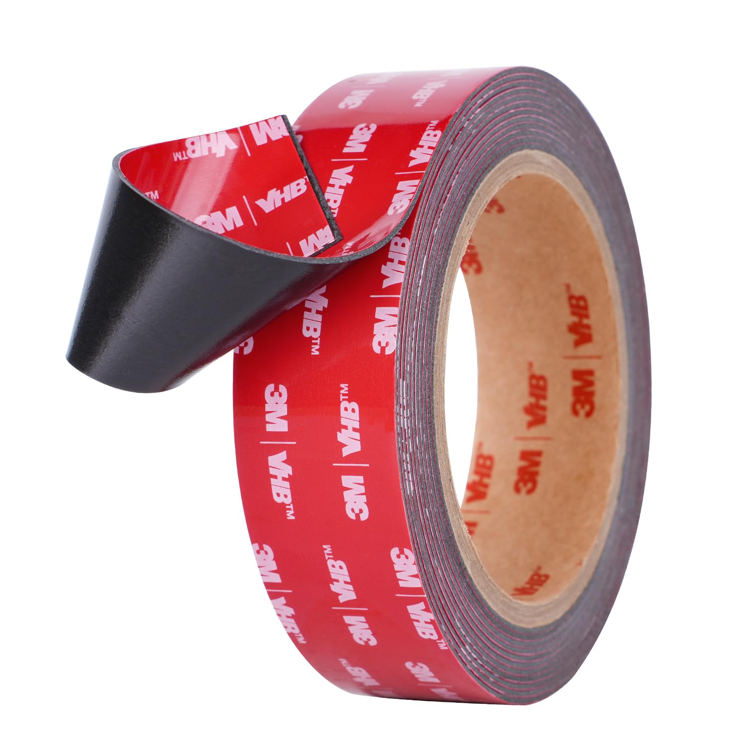 Double-sided tape, extra strong adhesive, uses original VHB 5952 raw material, 30 mm x 3 m, 1.1 mm thick, waterproof and high temperature resistant for car, home decoration, office decoration