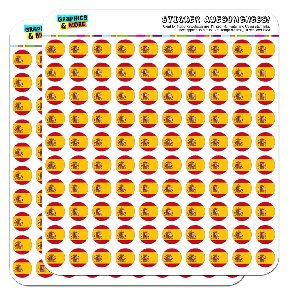 Germany Flag Planner Stickers - 200 Clear 1/2 Inch Calendar & Scrapbooking Stickers