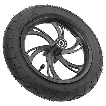 Scooter Tyre, 12in Electric Scooter Tire Electric Scooter Tire Tire with Wheel Hub Scooter Tire with Inner Tube for Electric Bicycles for Scooters