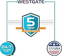 Vista 6 de Westgate Luz LED de iluminación para debajo del gabinete, temperatura multicolor, ángulo ajustable, las mejores luces LED debajo del gabinete