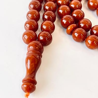 A Amberstone Natural Old German Amber Islamic Prayer Beads The Beauty of Tradition and Vintage Quality