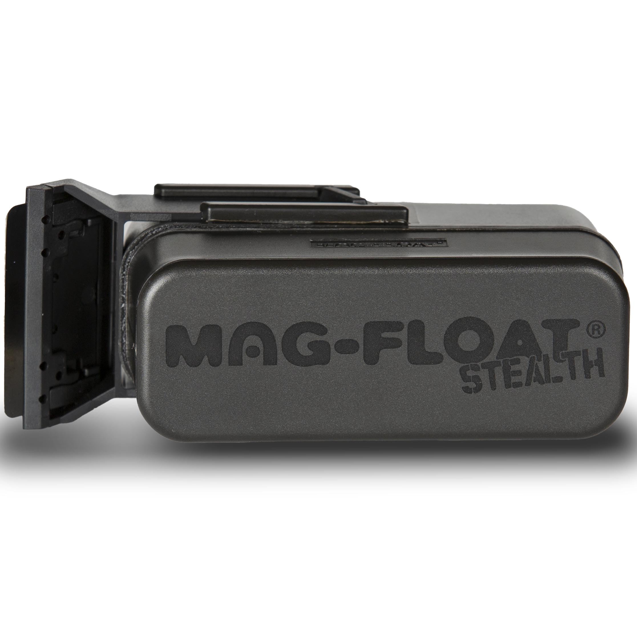 Mag-Float Medium Black Stealth Glass Magnet Aquarium Scraper Cleaner with Blade - Floating Magfloat Magnetic Cleaning Tool