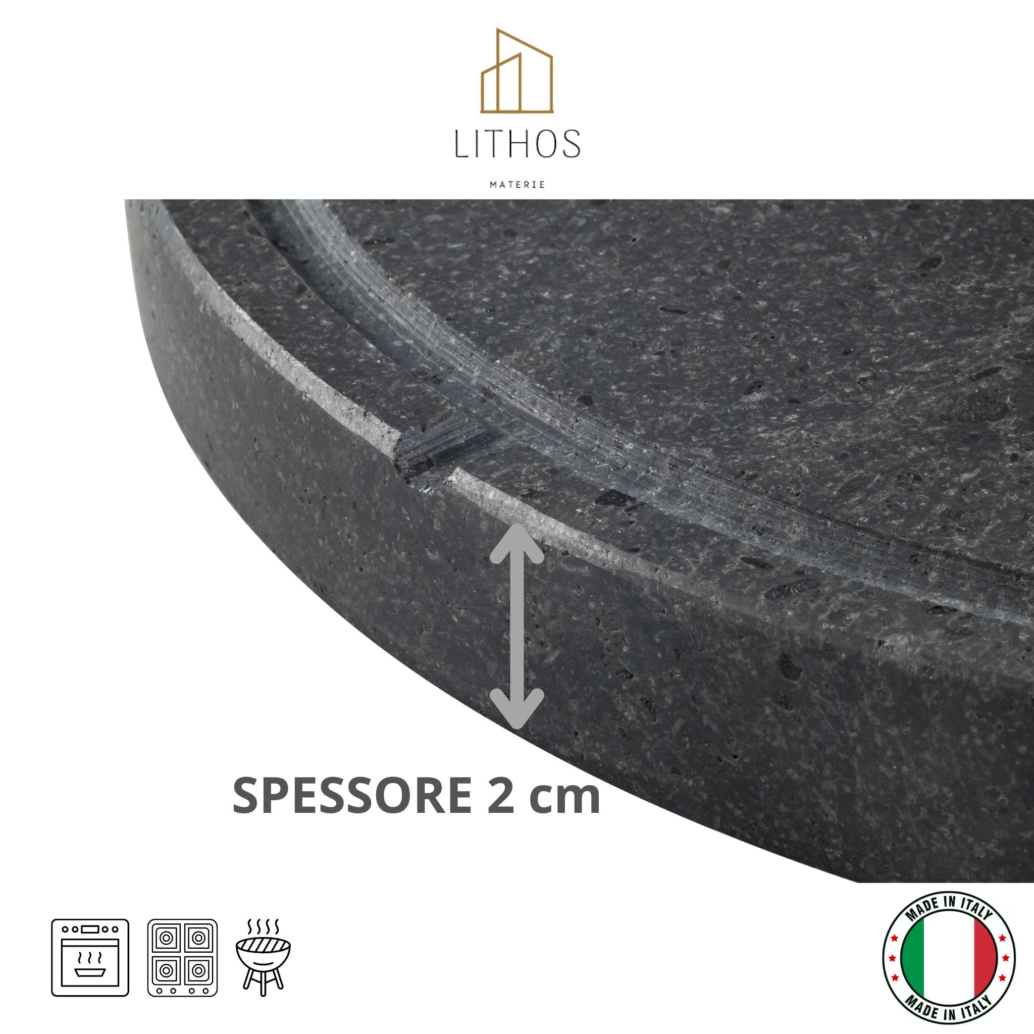 Plaque Lisse En Pierre Lave Ollaire – Réfractaire De L'Etna Pour Four