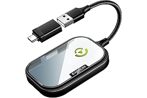 Wireless CarPlay Adapter Apple iPhone, Plug & Play for Cars from 2017 & iPhone iOS