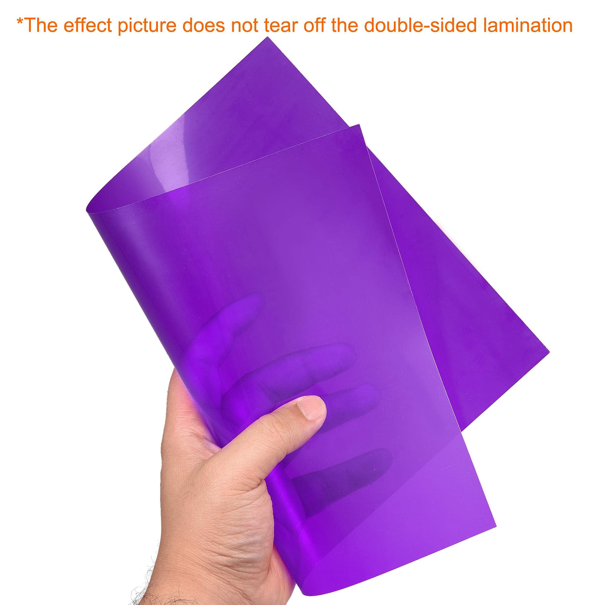 Sourcing Map Farbfolien A3 - Transparente Lichtfilter, 5 Stück Rot Für Basteln & Fotografie