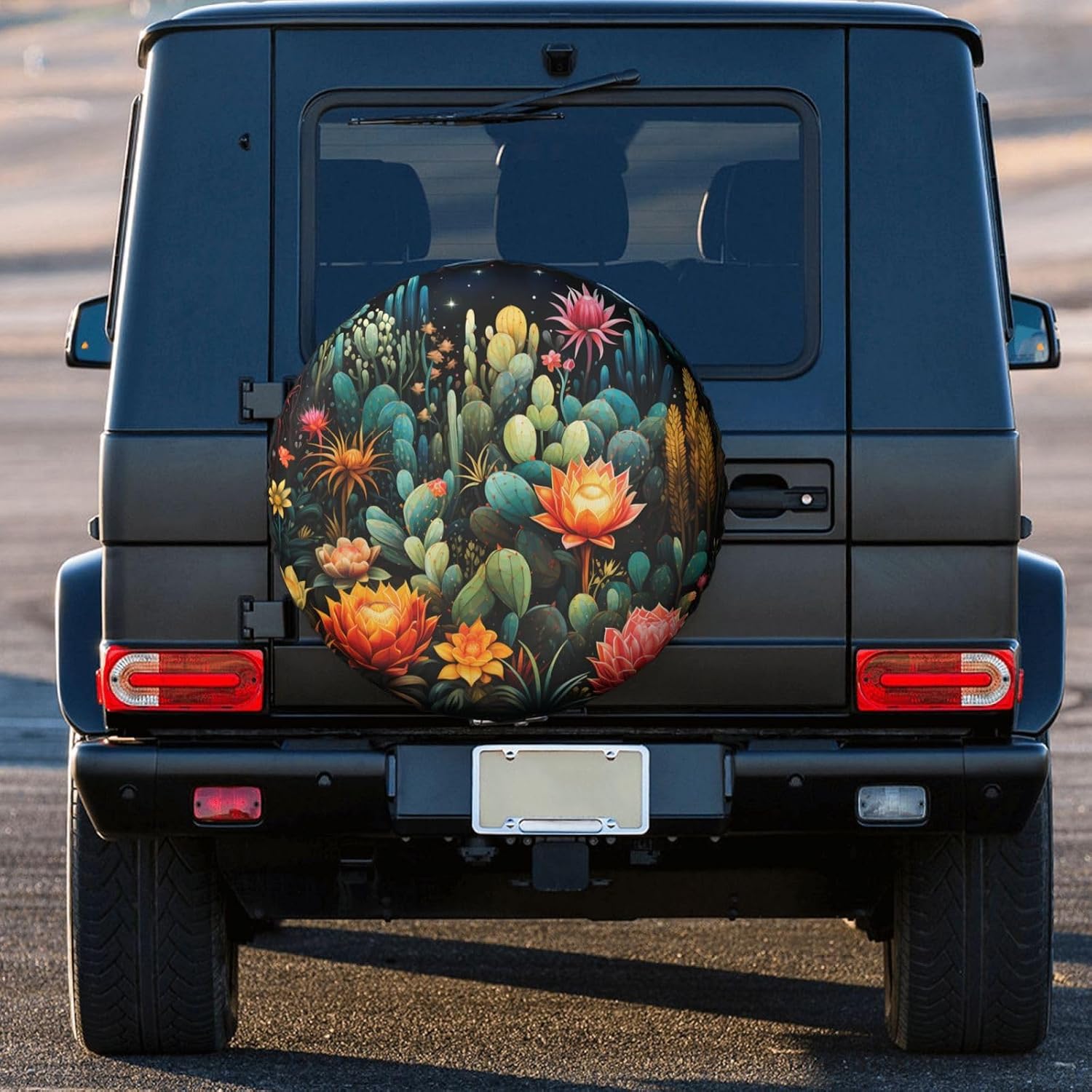 14 Inch Tire Cover Weatherproof Dustproof Spare Tire Covers Sun Protection image 2