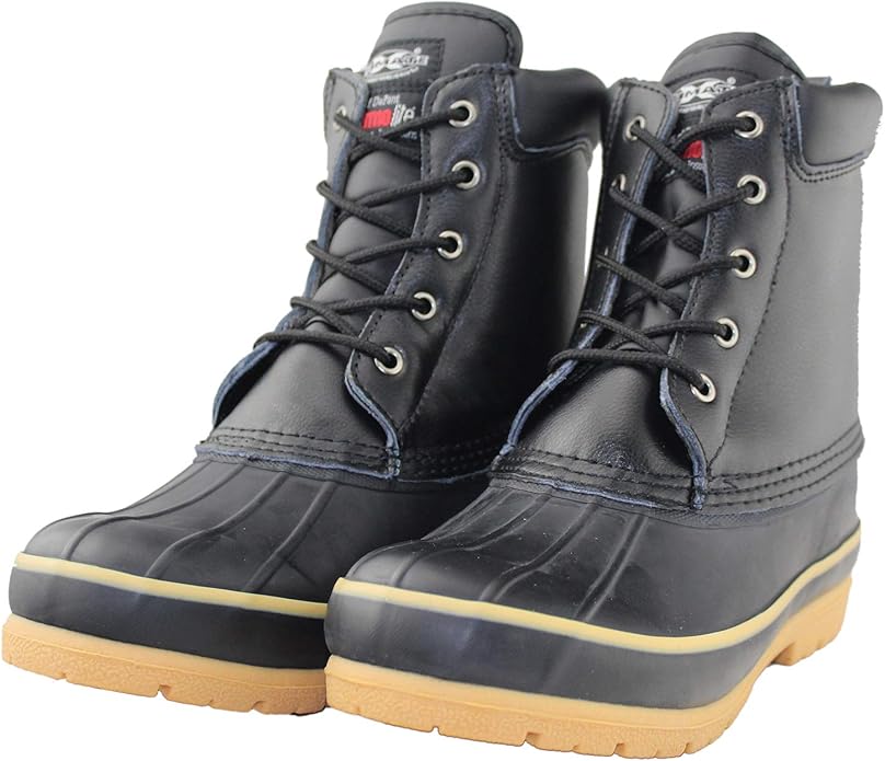 Fashion Men Snow Boots NonSlip Waterproof Warm Winter Boots Leather Upper Winter