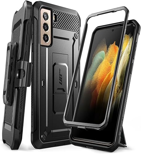 SUPCASE, Unicorn Beetle Pro Series - Funda diseñada para Samsung Galaxy S21 5G (lanzamiento 2021),Funda robusta de doble capa, con función de