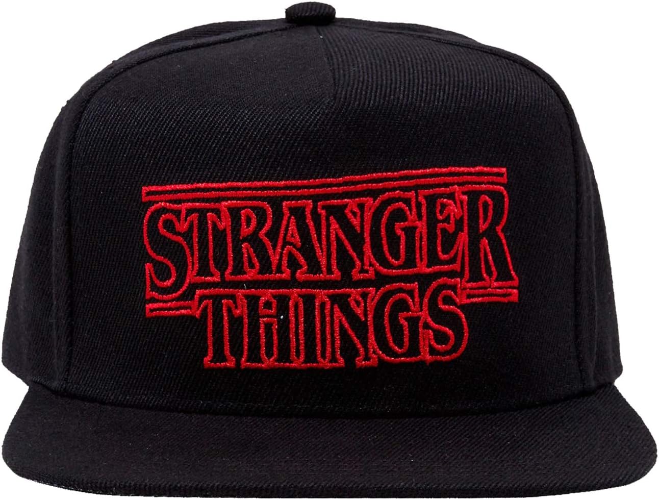 Stranger Things Officially Licensed Hats Snapback Baseball Cap Hat Black, Black, One Size