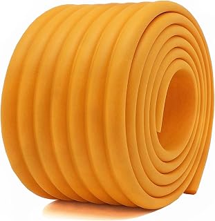 M2cbridge Multifunctional Edge and Corner Guard Coverage Baby Safety Bumper DIY 6.5 Ft (Orange)