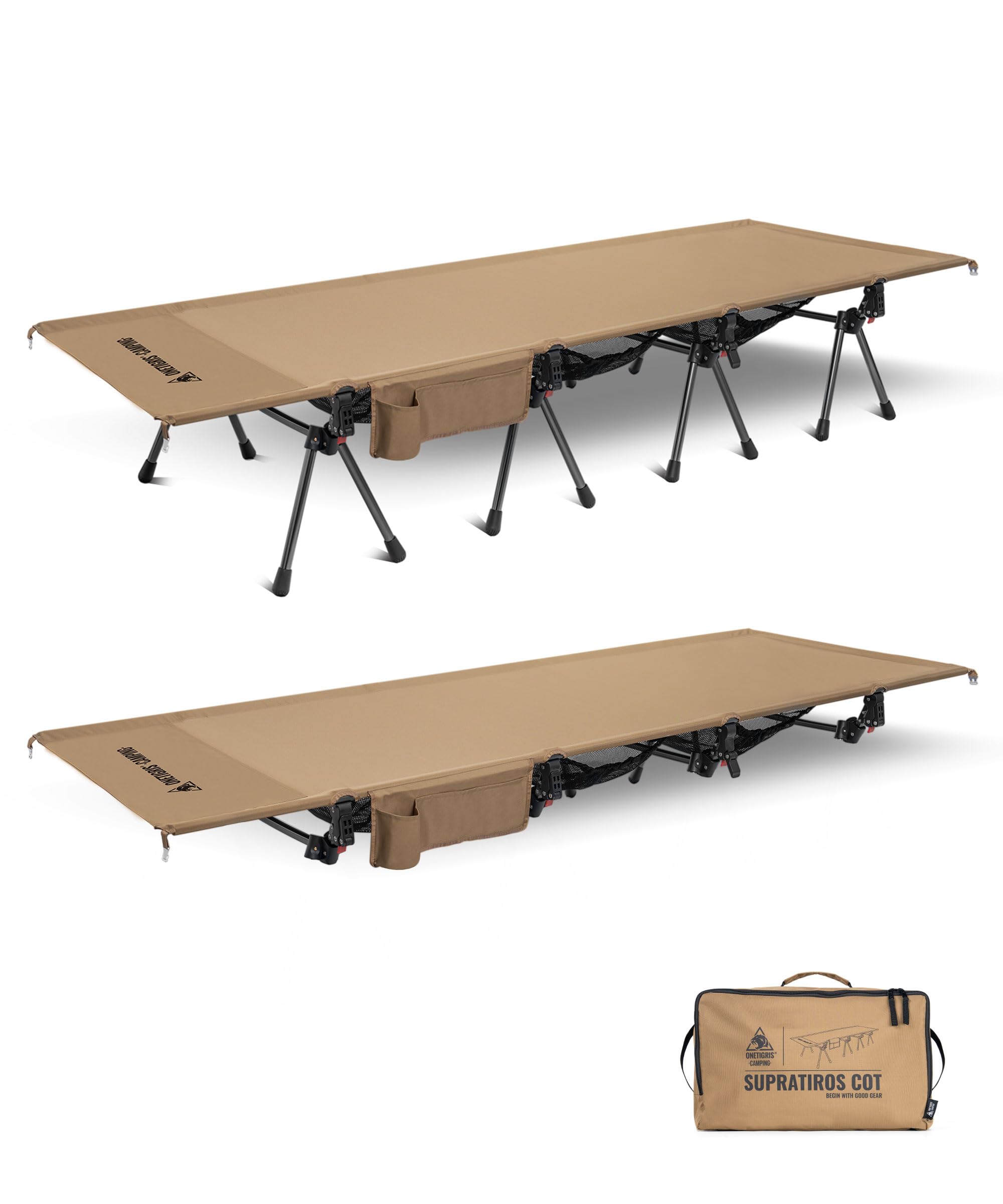 Amazon.co.jp: OneTigris Camping SUPRATIROS キャンプコット ワイド