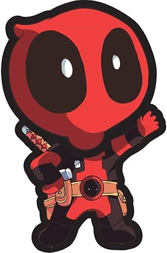 Plasticolor 005425R01 Marvel Comics Deadpool Wiggler Ambientador de coche