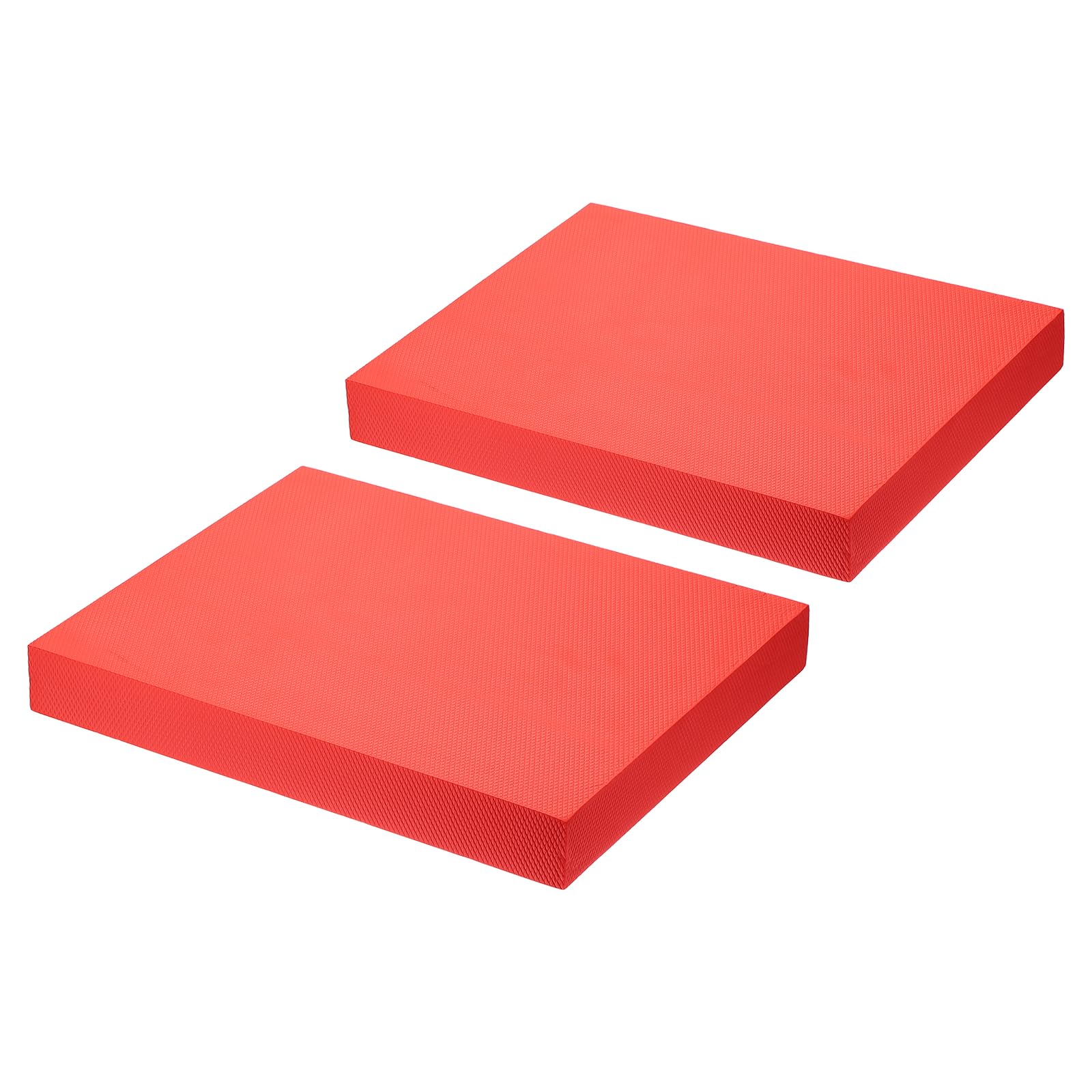 PATIKIL Balance Pad 20x15.7x2.4" Limettengrün 2 stk | Rutschfeste TPE Schaumstoffunterlage Übungsyogamatte Kniepolster Für Fitness Stabilitätskern Training Dehnen