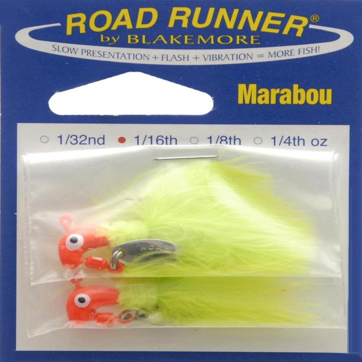 Fish Hawk Blakemore Road Runner Original 1/8 Oz Marabou Jig