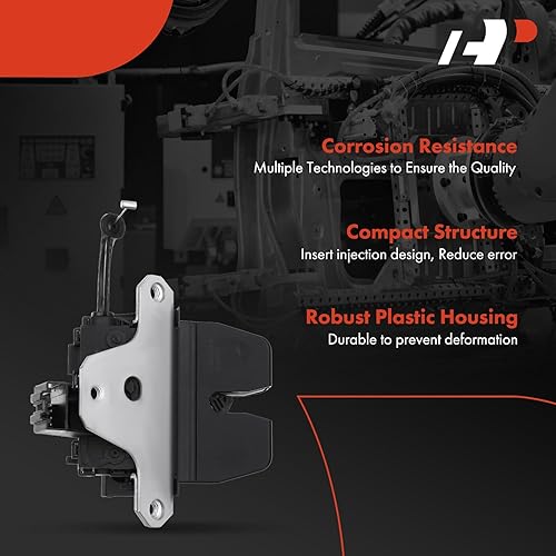 Miniatura 3 de A-Premium Actuador de bloqueo trasero compatible con Ford Focus Sedan 2012-2018 de 4 puertas