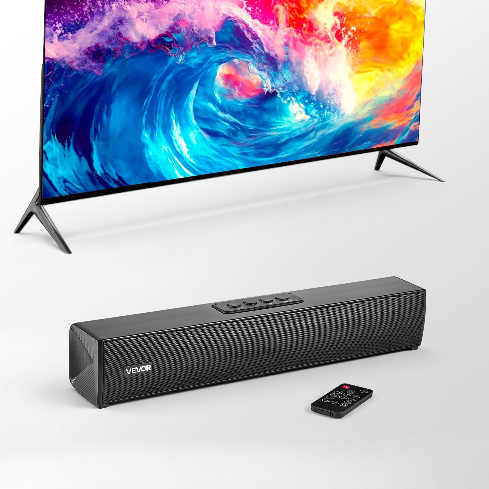 Amazon.com: VEVOR Sound Bar for Smart TV, 2.0 Channel, 17-Inch