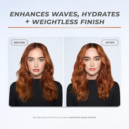 Miniatura 4 de XMONDO Hair Wavetech Crema hidratante de ondas, fórmula vegana, crema ondulada para rizar el cabello con aceite de coco y argán para definición,