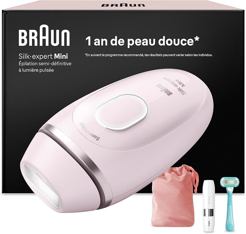 L'épilateur lumière pulsée Braun Silk Expert Mini PL1112 est une solution d'épilation à domicile qui offre une alternati