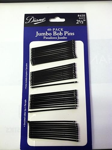 Diane D458 Pines Jumbo, Negro, 40 UnidadesTarjeta
