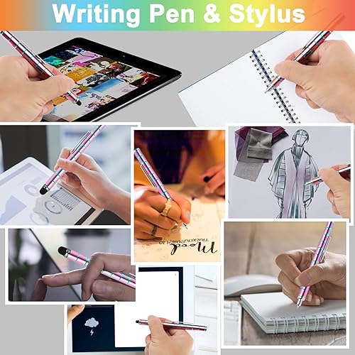 Miniatura 3 de Moonhua Juguete magnético para la ansiedad imán de arco iris juguete de escritura de metal para aliviar la ansiedad bolígrafo multifuncional de